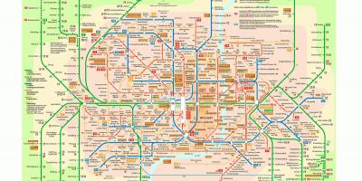 München offentlig transport kart