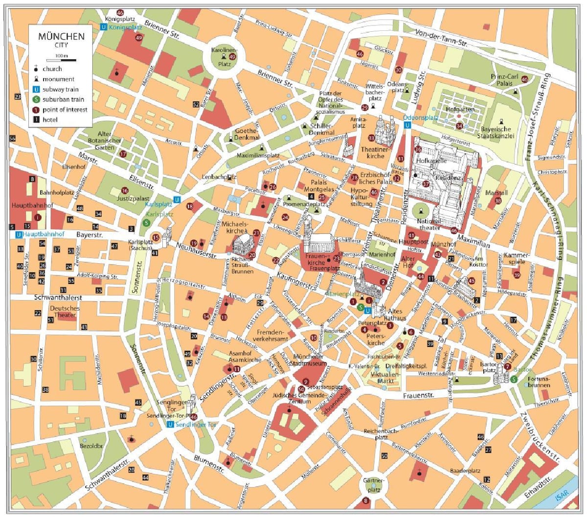 münchen vandre kart