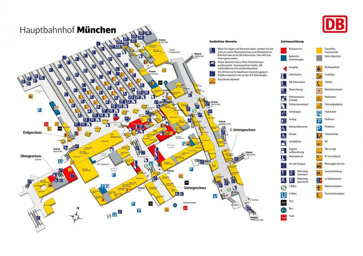 münchen hbf plattform kart