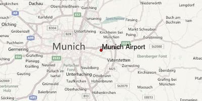 Kart over münchen og omegn