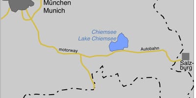 Kart ofmunich innsjøer 