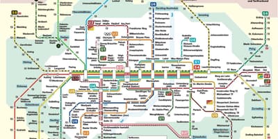 Munich railway station kart