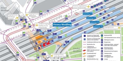 München sentralstasjon plattform kart