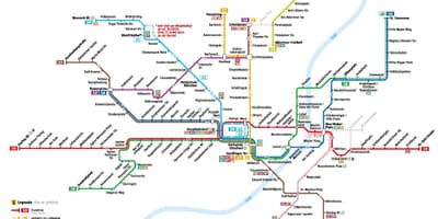 Kart over münchen trikk