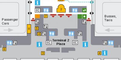 Kart over münchen lufthavn ankomst