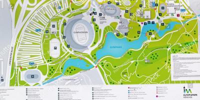 Kart over münchen olympic park