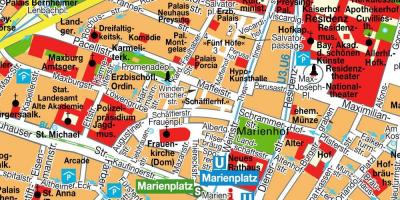 Street kart over münchen sentrum