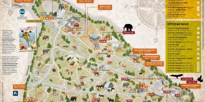 Kart over münchen zoo